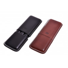 Чехол Jemar на 3 сигары Churchill, натуральная кожа (черный) (шт.)